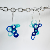 3D Dangle earrings